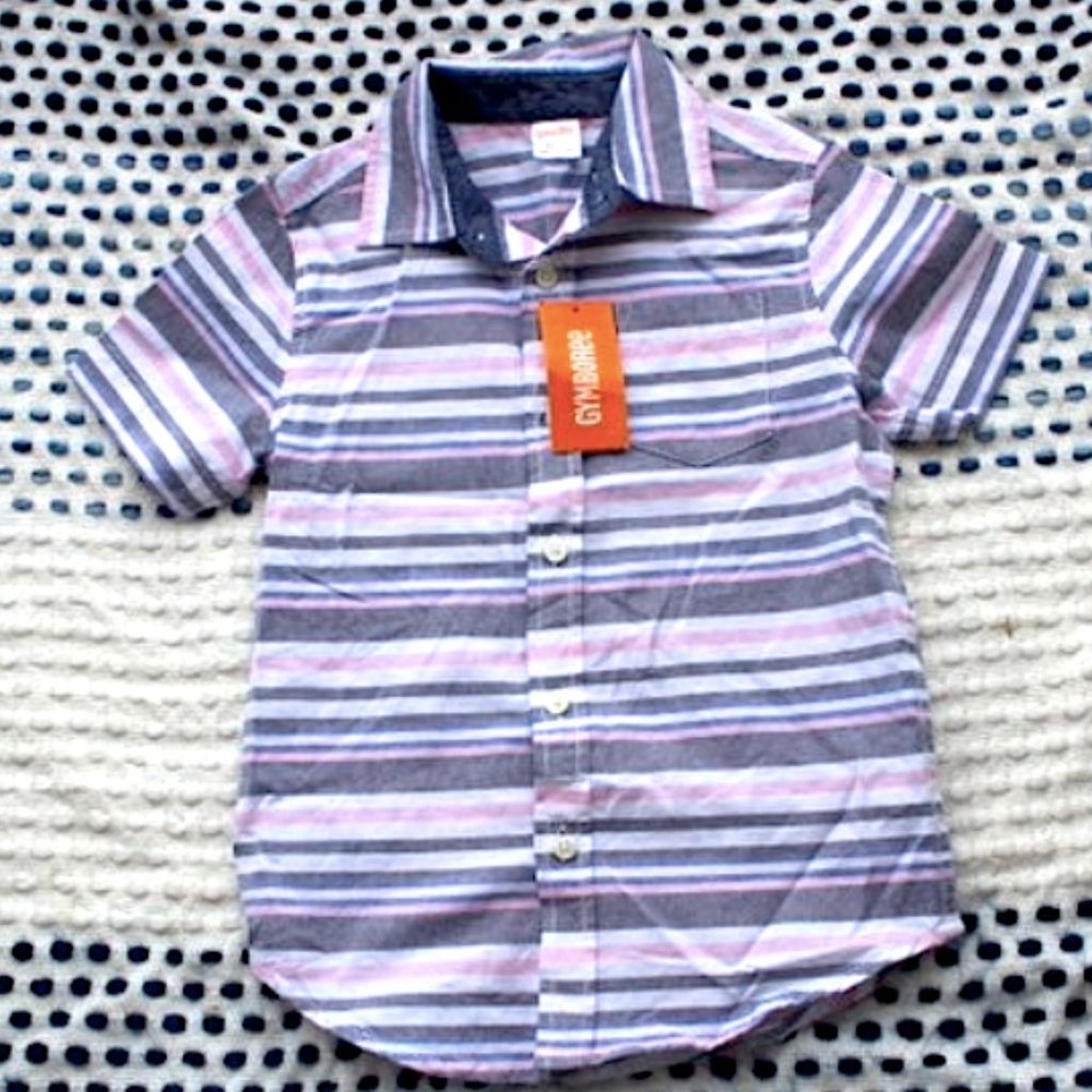 NEW Gymboree Striped Collared Shirt